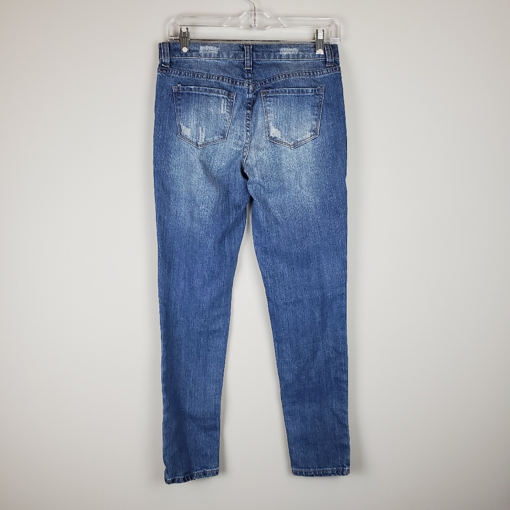 Delia's Distressed Ankle Jeans - Picture 3 of 4